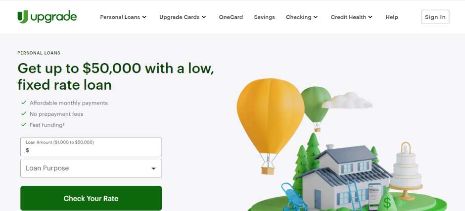 Upgrade Personal Loan