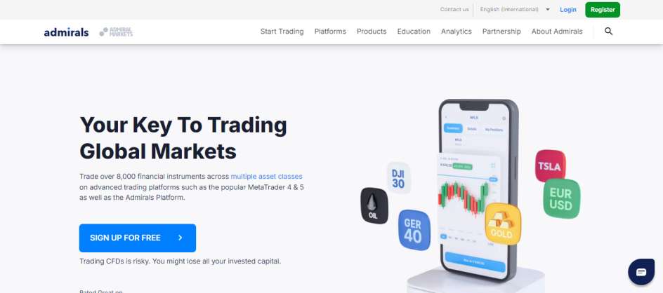 Admiral Markets Forex Trading