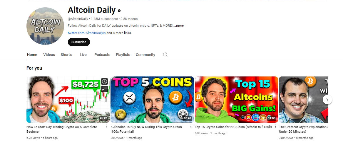 Top 10 Best Crypto YouTube Channels For 2024