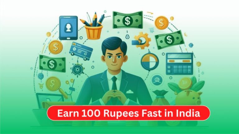 Earn 100 Rupees Fast in India