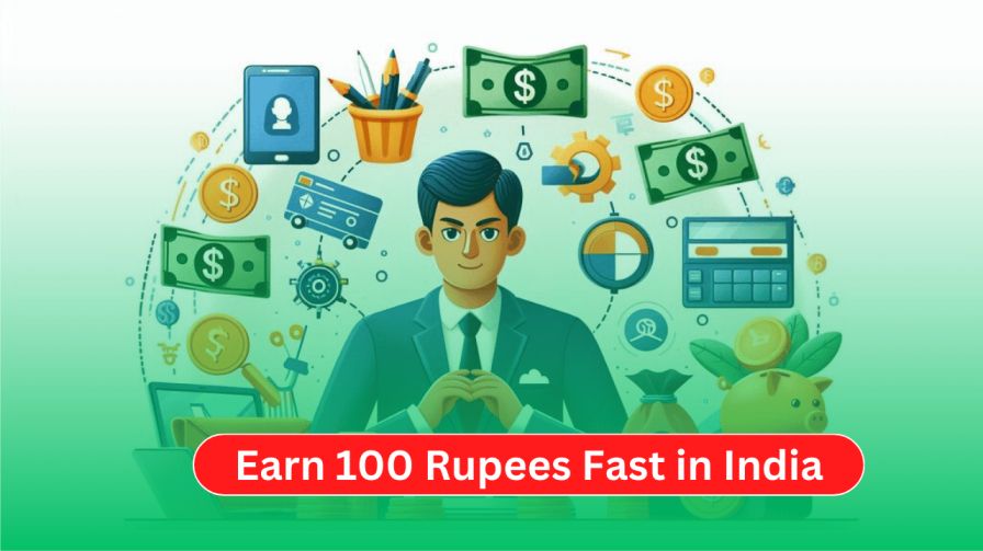Earn 100 Rupees Fast in India