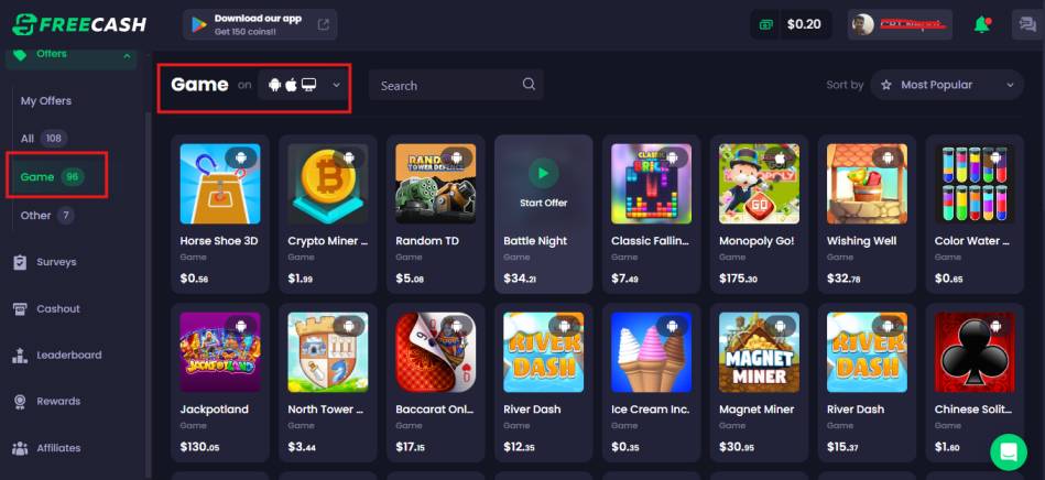 How to Earn Money with Freecash in 2024: Full Tutorial & Tips