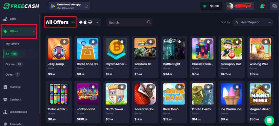 How to earn money with freecash
